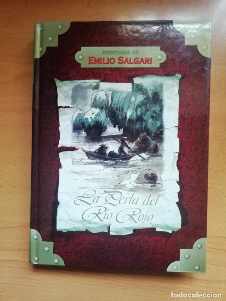 Libros de segunda mano: Aventuras de Emilio Salgari: la perla del rio rojo - Foto 1