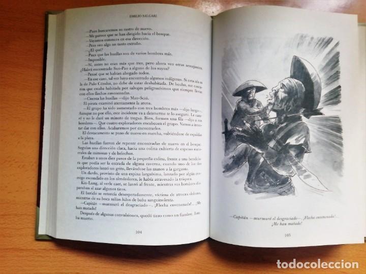 Libros de segunda mano: Aventuras de Emilio Salgari: la perla del rio rojo - Foto 3