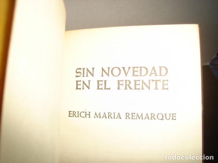 Libros de segunda mano: 39- SIN NOVEDAD EN EL FRENTE - ERICH MAR&Iacute;A REMARQUE - Foto 4