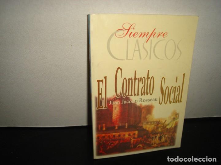 Libros de segunda mano: 39- EL CONTRATO SOCIAL - JUAN JACOBO ROSSEAU - Foto 1