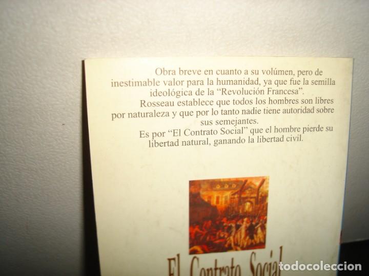 Libros de segunda mano: 39- EL CONTRATO SOCIAL - JUAN JACOBO ROSSEAU - Foto 3