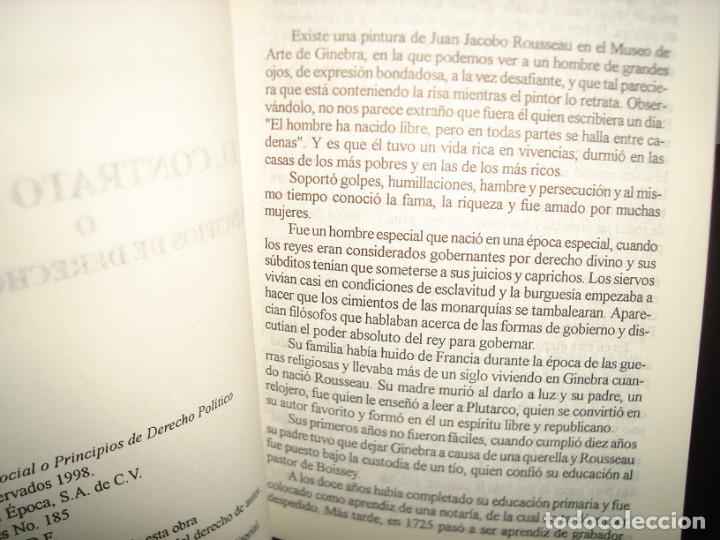 Libros de segunda mano: 39- EL CONTRATO SOCIAL - JUAN JACOBO ROSSEAU - Foto 4