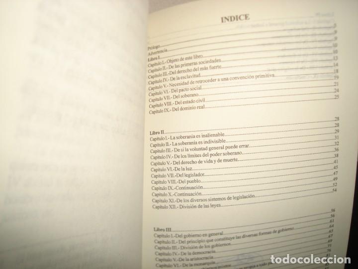 Libros de segunda mano: 39- EL CONTRATO SOCIAL - JUAN JACOBO ROSSEAU - Foto 5