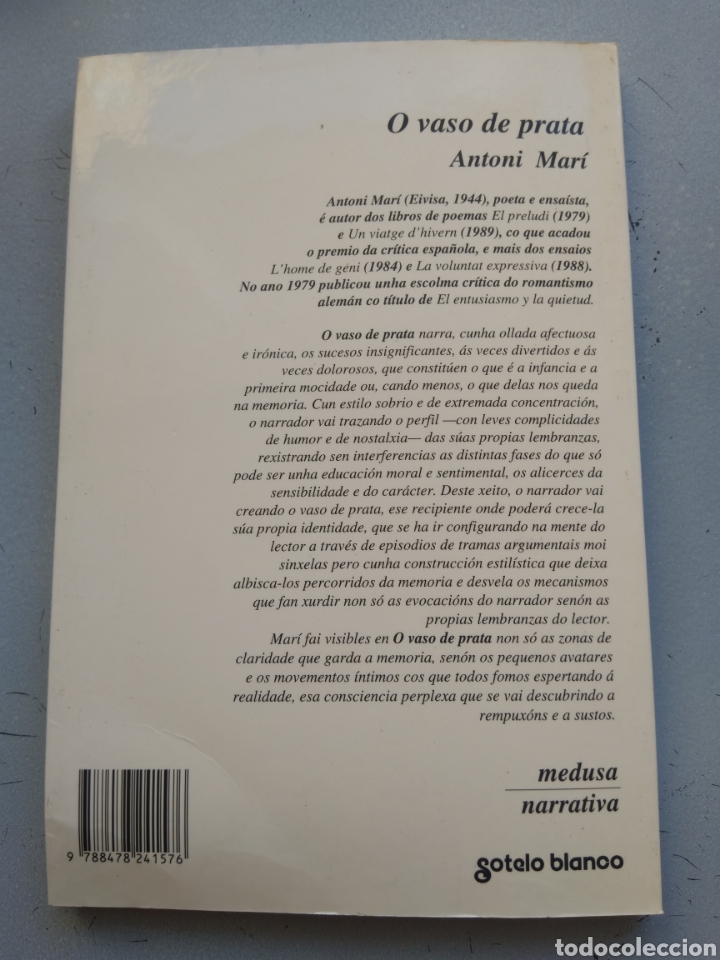 Libros de segunda mano: O VASO DE PRATA/ANTONIO MAR&Iacute; - Foto 3