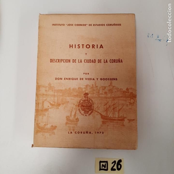 Libros de segunda mano: Historia y descripci&oacute;n de la ciudad de la Coru&ntilde;a - Foto 1