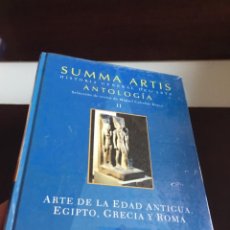 Libros de segunda mano: SUMMA ARTIS ARTE DE LA EDAD ANTIGUA.EGIPTO, GRECIA Y ROMA. Lote 356249365