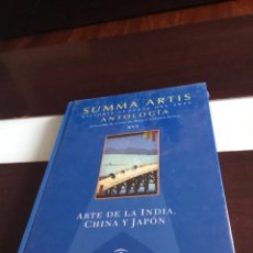 Libros de segunda mano: SUMMA ARTIS ARTE DE LA INDIA CHINA Y JAPÓN. Lote 356249680