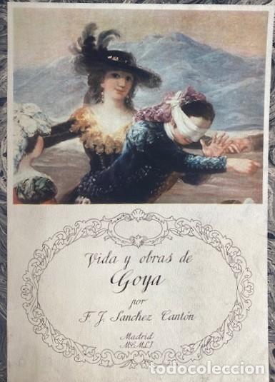 Libros de segunda mano: VIDA Y OBRAS DE GOYA. SANCHEZ CANTON. A-ART-4221 - Foto 1