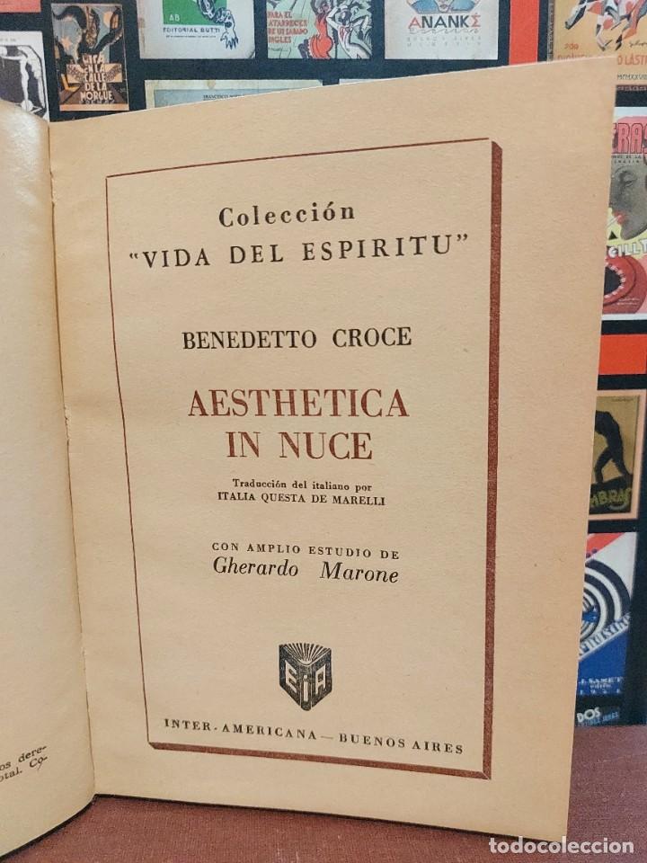 Libros de segunda mano: Benedetto Croce - Aesthetica In Nuce - 1943 - Foto 3