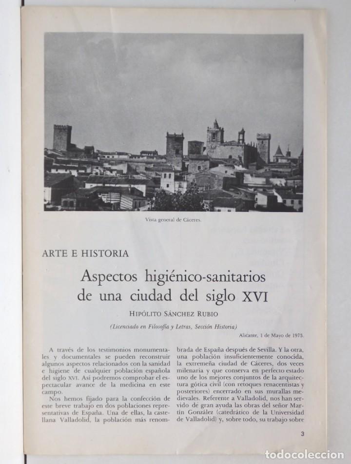 Libros de segunda mano: Hip&oacute;lito S&aacute;nchez Rubio - Aspectos Higi&eacute;nico-santiarios de una ciudad del siglo XVI