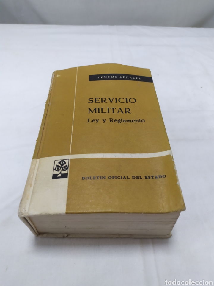 Libros de segunda mano: Servicio militar, ley y reglamento, BOE, 1978 - Foto 1