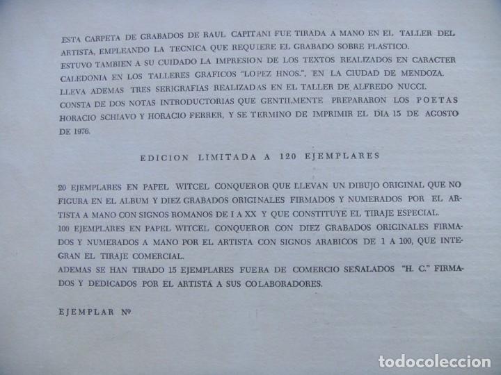 Libros de segunda mano: TANGO - IMAGENES. Grabados de Ra&uacute;l Capitani. - Foto 4