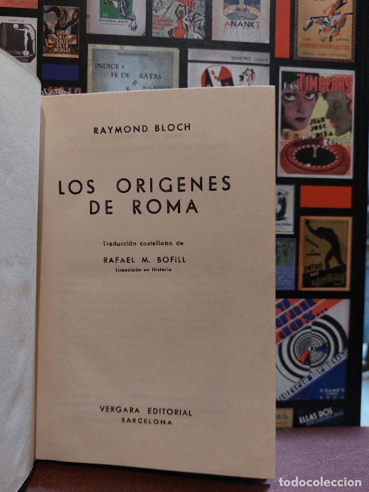 Libros de segunda mano: Raymond Bloch - Los Origenes de Roma - 1957 - Foto 2