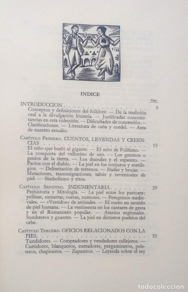 Libros de segunda mano: LA PIEL EN EL FOLKLORE - ESTEVE BUSQUETS - Foto 2