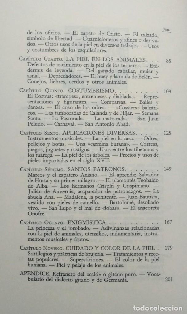 Libros de segunda mano: LA PIEL EN EL FOLKLORE - ESTEVE BUSQUETS - Foto 3