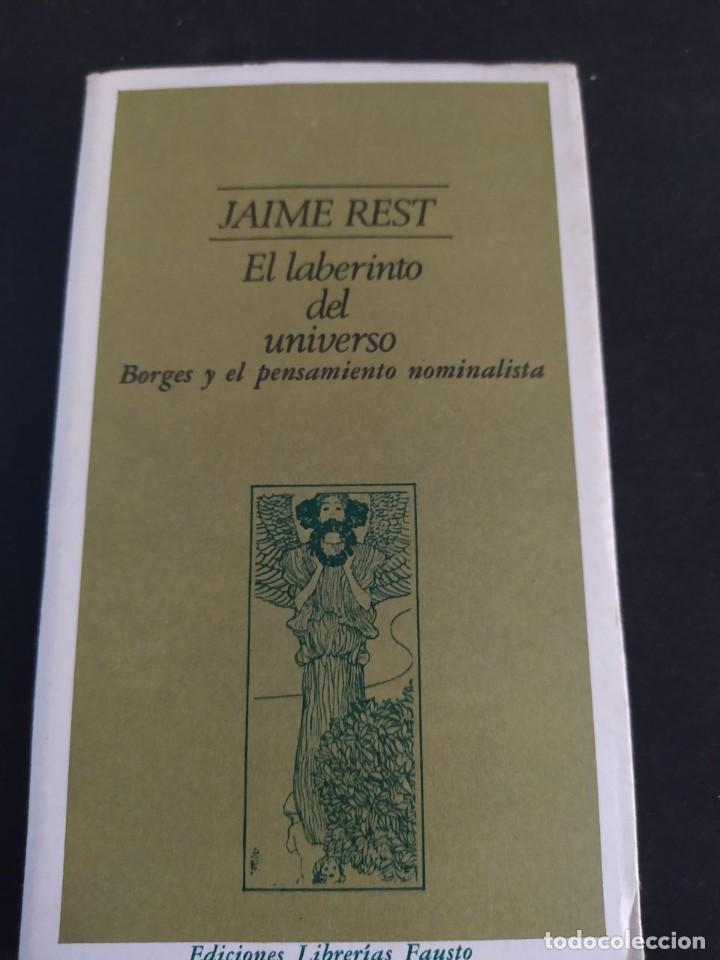Libros de segunda mano: EL LABERINTO DEL UNIVERSO. JAIME REST. ED. FAUSTO. 1976. - Foto 1