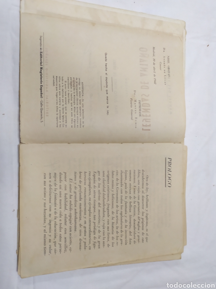 Libros de segunda mano: Leyendas de anta&ntilde;o, M. del Jes&uacute;s Moreno, 1942 - Foto 3