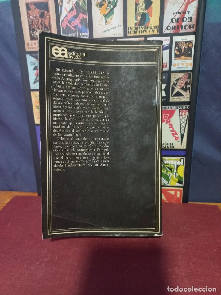 Libros de segunda mano: Edward B. Tylor - Antropolog&iacute;a - 1973 - Foto 4