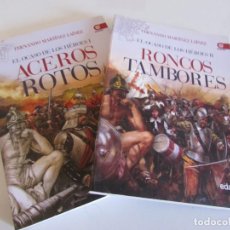 Libros de segunda mano: OCASO DE LOS HEROES I - II ACEROS ROTOS + RONCOS TAMBORES - MARTINEZ LAINEZ, FERNANDO