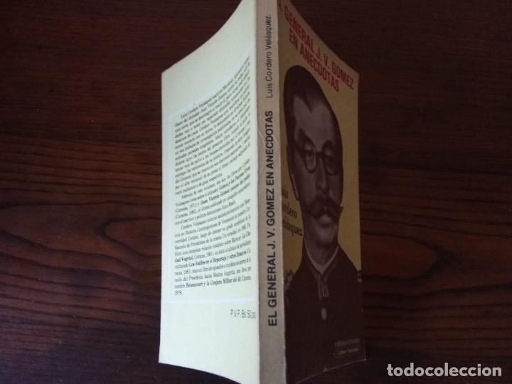 Libros de segunda mano: El general J. V. G&oacute;mez en an&eacute;cdotas.-LUIS CORDERO VELASQUEZ. - Foto 2