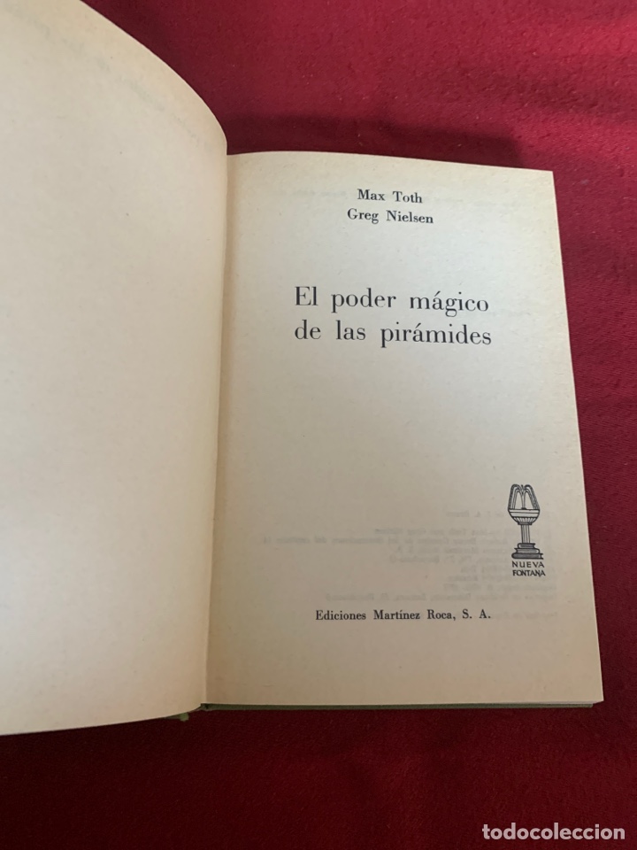 Libros de segunda mano: El poder m&aacute;gico de las pir&aacute;mides. Max Toth y Greg Nielsen. Traducci&oacute;n de J. A. Bravo. - Foto 6