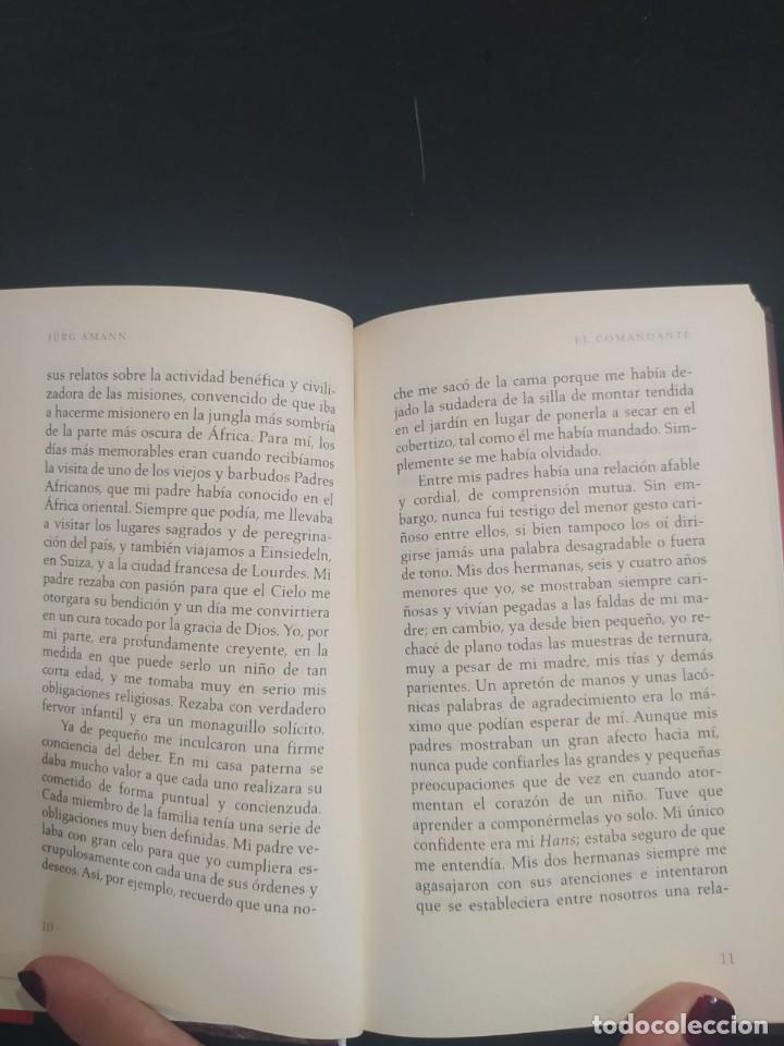 Libros de segunda mano: EL COMANDANTE. JURG AMANN. ED. TEMPUS. 2011. - Foto 3