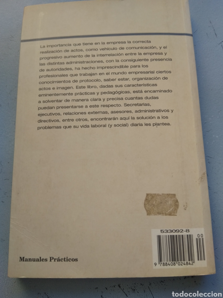 Libros de segunda mano: EL PROTOCOLO Y LA EMPRESA/MONTSE SOL&Eacute; - Foto 8