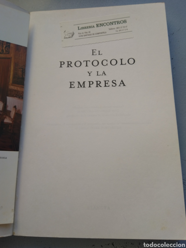 Libros de segunda mano: EL PROTOCOLO Y LA EMPRESA/MONTSE SOL&Eacute; - Foto 2
