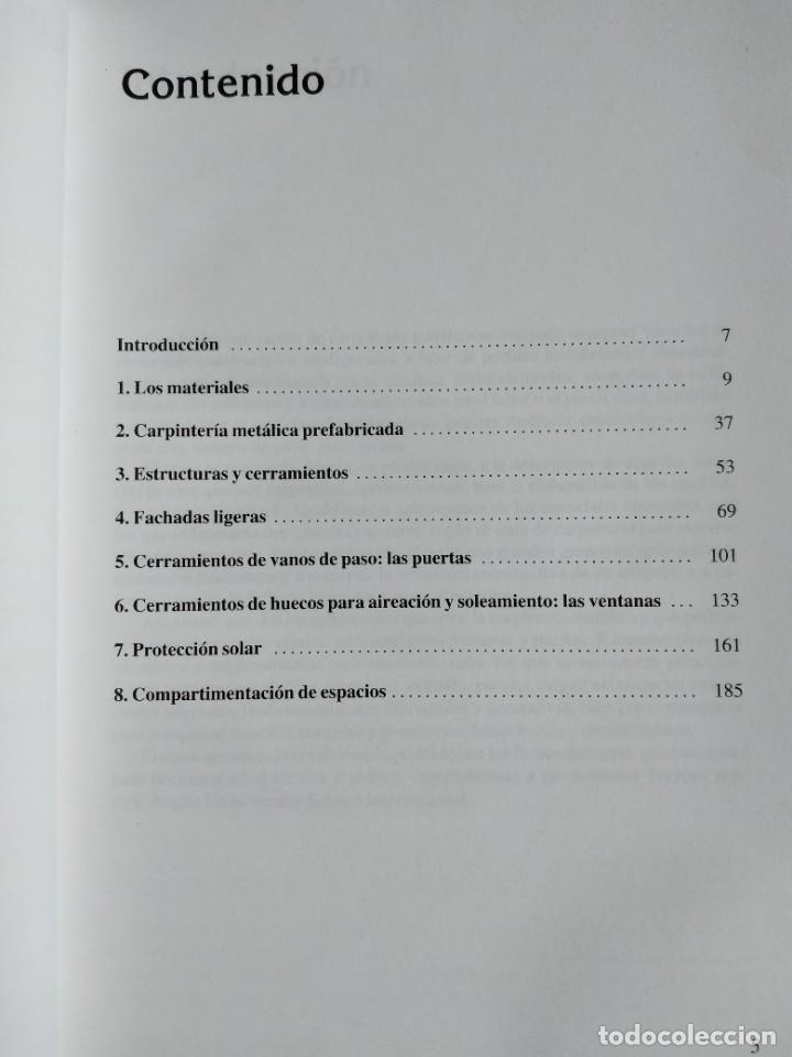 Libros de segunda mano: CARPINTER&Iacute;A MET&Aacute;LICA JUAN DE CUSA MONOGRAF&Iacute;AS CEAC DE LA CONSTRUCCI&Oacute;N 2000 - Foto 3