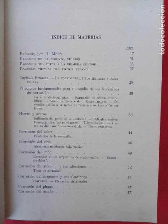 Libros de segunda mano: ACABADO QUIMICO Y GALVANOPLASTICO DE LOS METALES. - Foto 3
