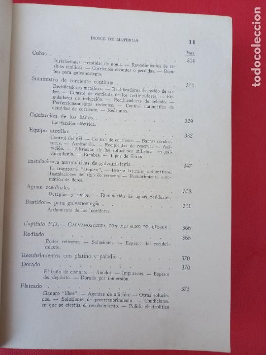 Libros de segunda mano: ACABADO QUIMICO Y GALVANOPLASTICO DE LOS METALES. - Foto 7