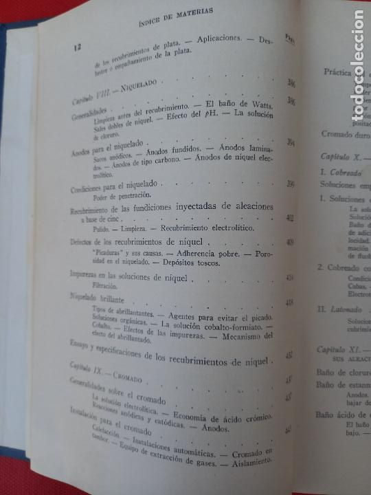 Libros de segunda mano: ACABADO QUIMICO Y GALVANOPLASTICO DE LOS METALES. - Foto 8