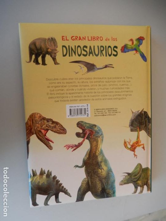 Libros de segunda mano: EL GRAN LIBRO DE LOS DINOSAURIOS - SERVILIBRO - PASTAS DURAS - - Foto 8