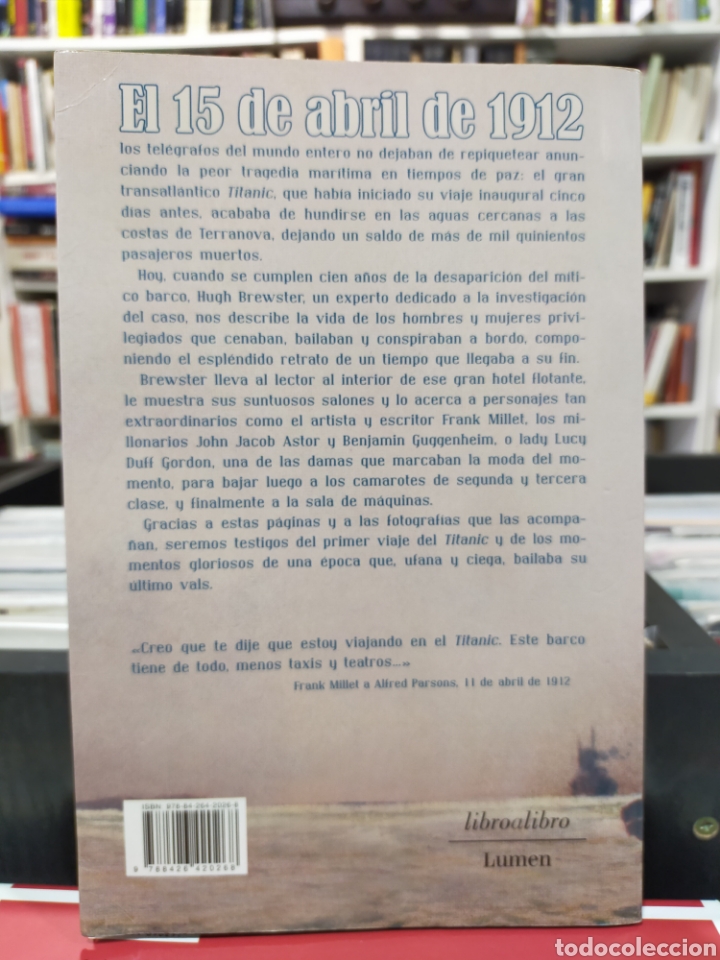 Libros de segunda mano: TITANIC EL FINAL DE UNAS VIDAS - HUGH BREWSTER - Foto 2