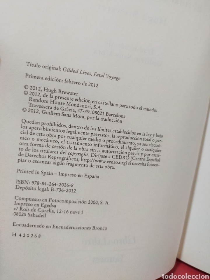 Libros de segunda mano: TITANIC EL FINAL DE UNAS VIDAS - HUGH BREWSTER - Foto 8