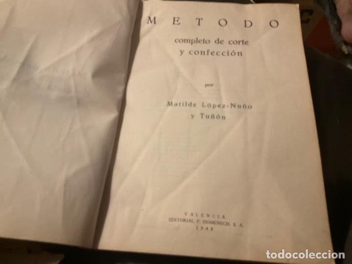 Libros de segunda mano: MATILDE L&Oacute;PEZ NU&Ntilde;O Y TU&Ntilde;&Oacute;N - M&Eacute;TODO COMPLETO DE CORTE Y CONFECCI&Oacute;N 1948 - Foto 5
