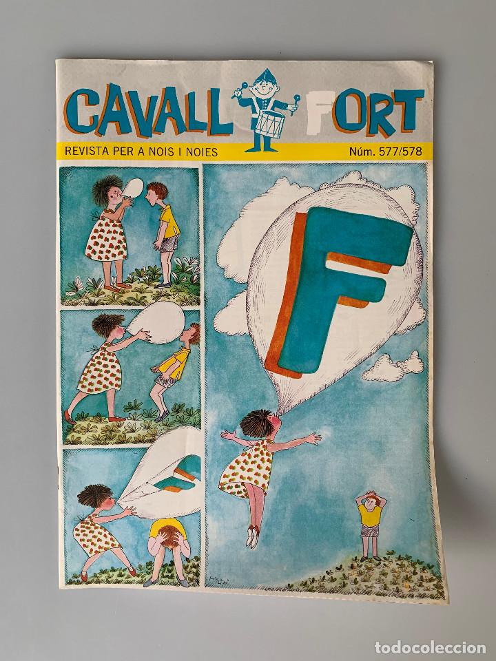 Libros de segunda mano: Cavall Fort N&ordm; 577 578 Catal&aacute;n 1986 - Foto 1