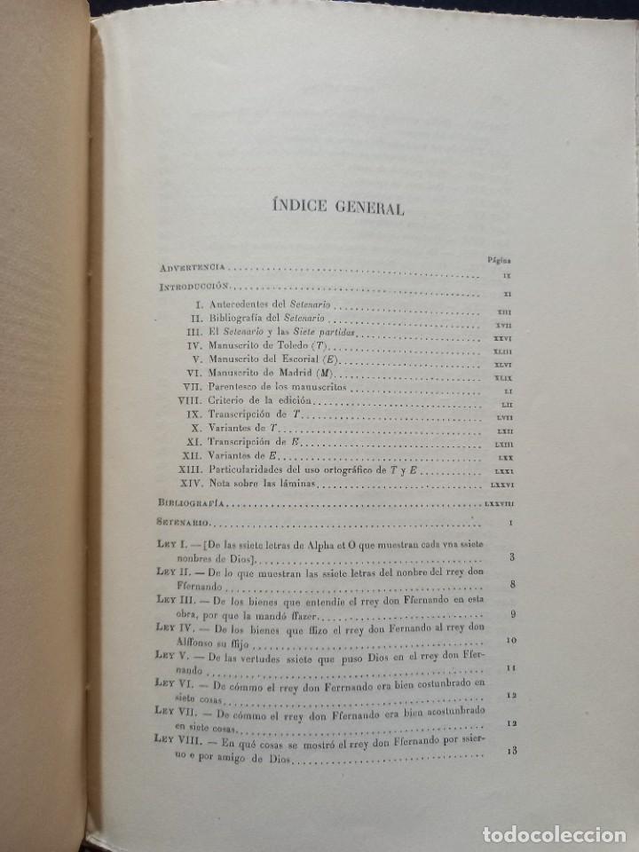 Libros de segunda mano: Alfonso el Sabio - Setenario / Edici&oacute;n e introducci&oacute;n de KENNETH H. VANDDERFORD / 1945 - Foto 7