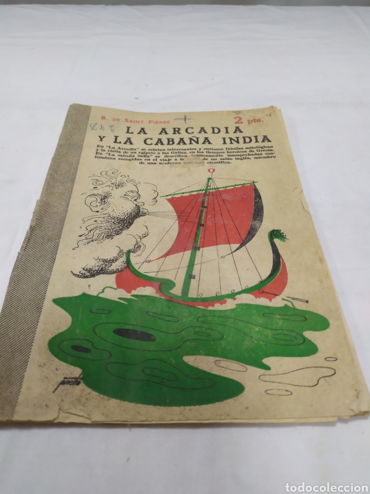 Libros de segunda mano: La arcadia y la caba&ntilde;a india, B. de Saint Pierre, 1954 - Foto 1