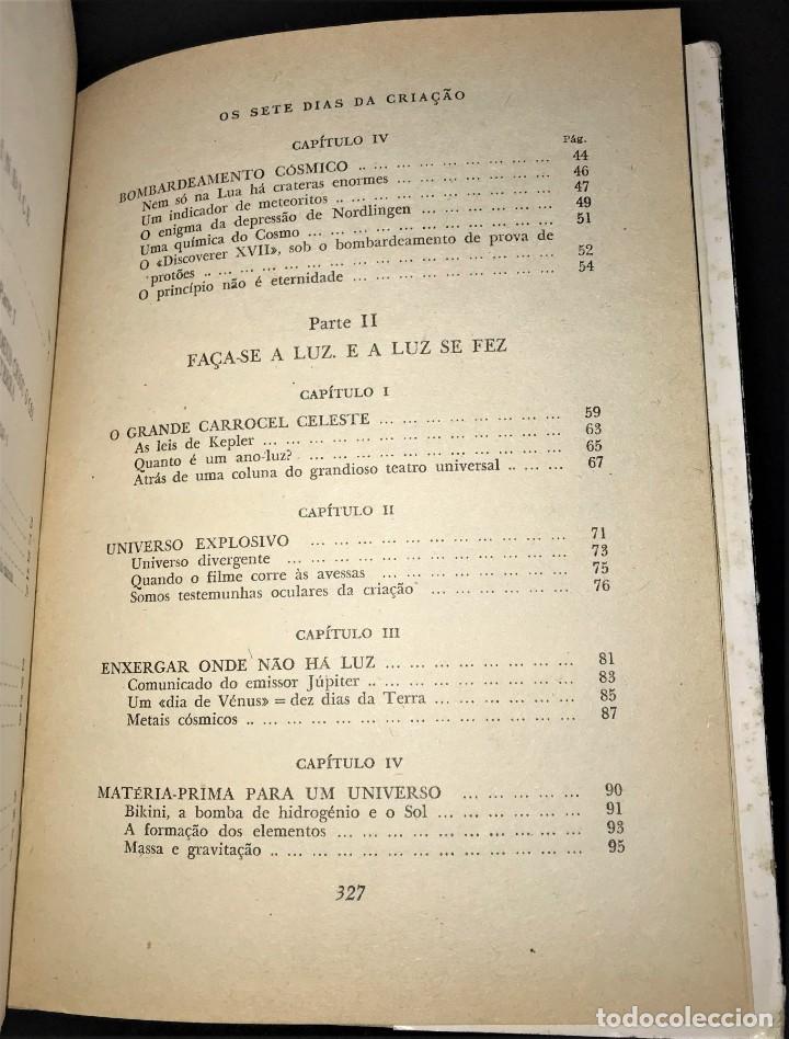 Libros de segunda mano: Os Sete dias da Cria&ccedil;&atilde;o de F. L. Boschke - Foto 4