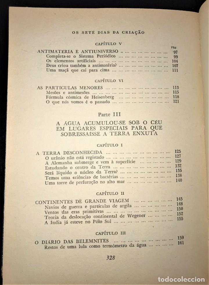 Libros de segunda mano: Os Sete dias da Cria&ccedil;&atilde;o de F. L. Boschke - Foto 5