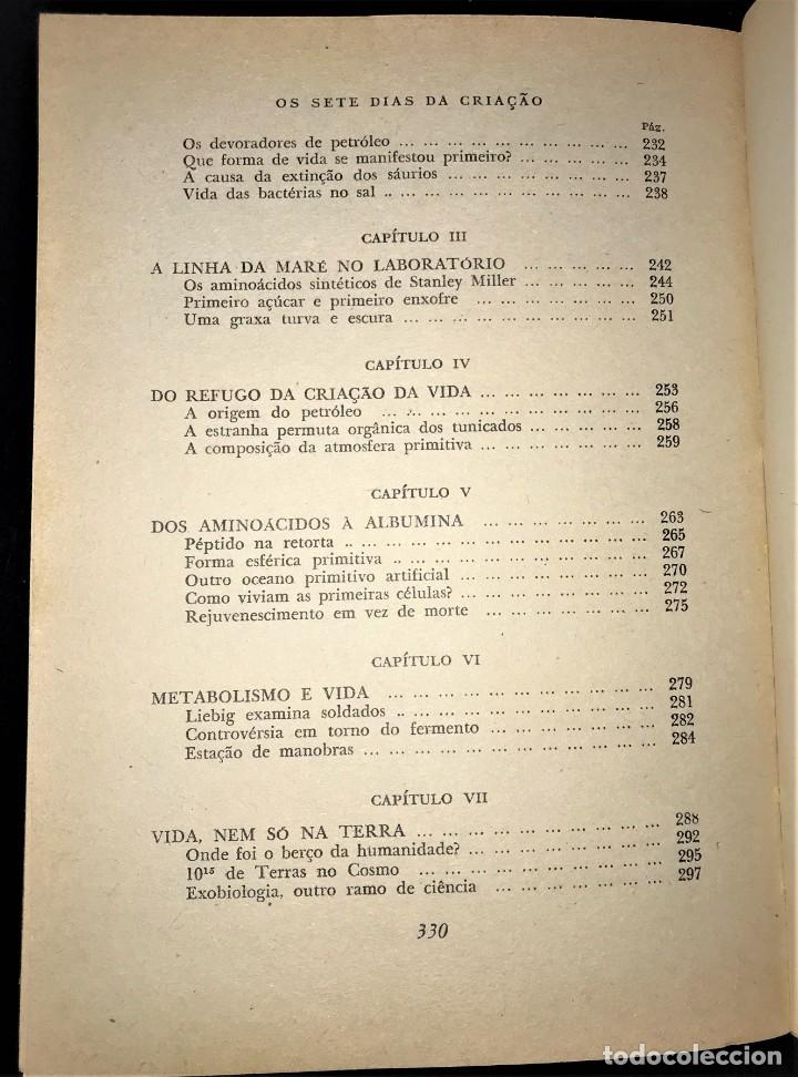 Libros de segunda mano: Os Sete dias da Cria&ccedil;&atilde;o de F. L. Boschke - Foto 7