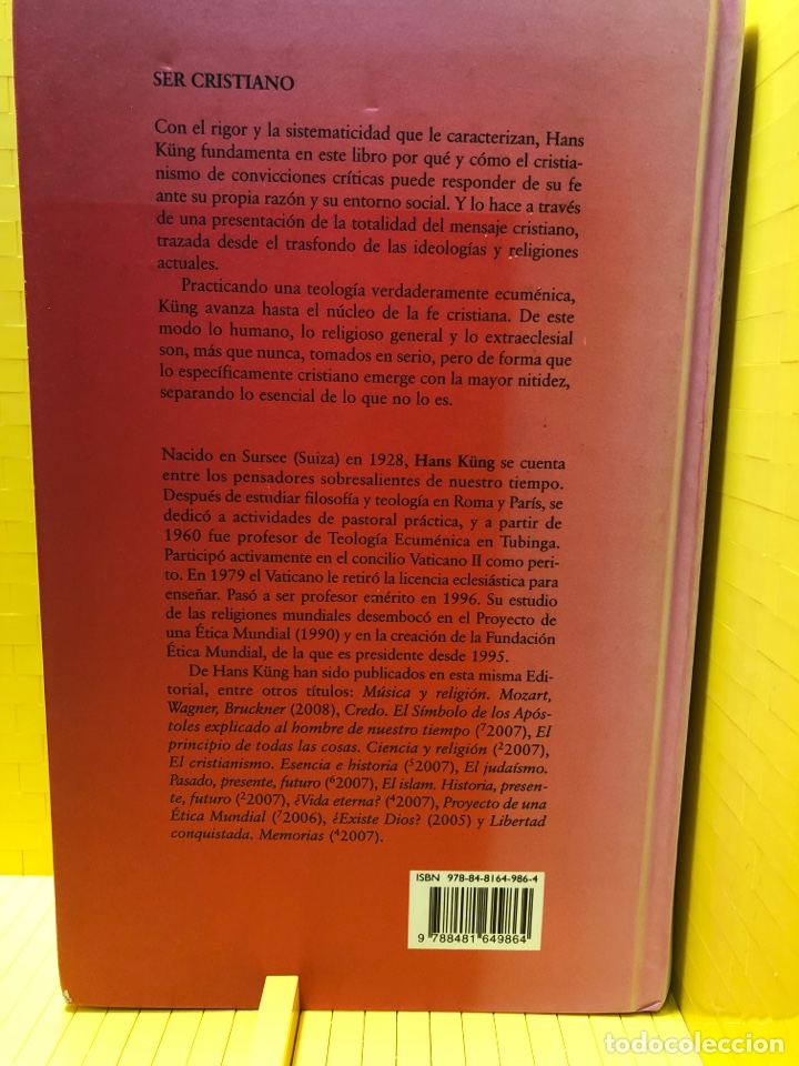 Libros de segunda mano: SER CRISTIANO ● HANS KUNG ● TROTTA● - Foto 2