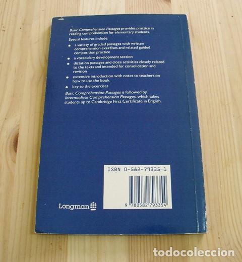 Libros de segunda mano: Libro Ingl&eacute;s Basic Comprehension Passages - Donn Byrne - Longman - Foto 2