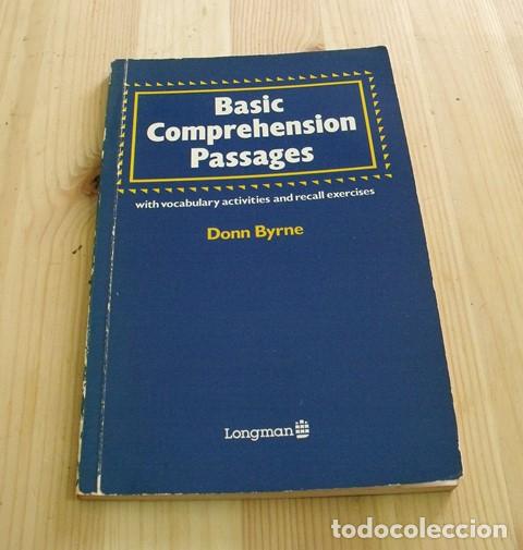 Libros de segunda mano: Libro Ingl&eacute;s Basic Comprehension Passages - Donn Byrne - Longman - Foto 1