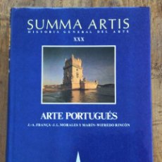 Libros de segunda mano: SUMMA ARTIS. ARTE PORTUGUÉS. VOL XXX. ESPASA CALPE, 1986.. Lote 357277885