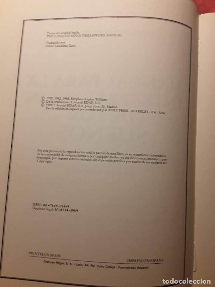 Libros de segunda mano: Manual de interpretaci&oacute;n de los sue&ntilde;os, de Strephon Kaplan. Excelente estado. - Foto 3