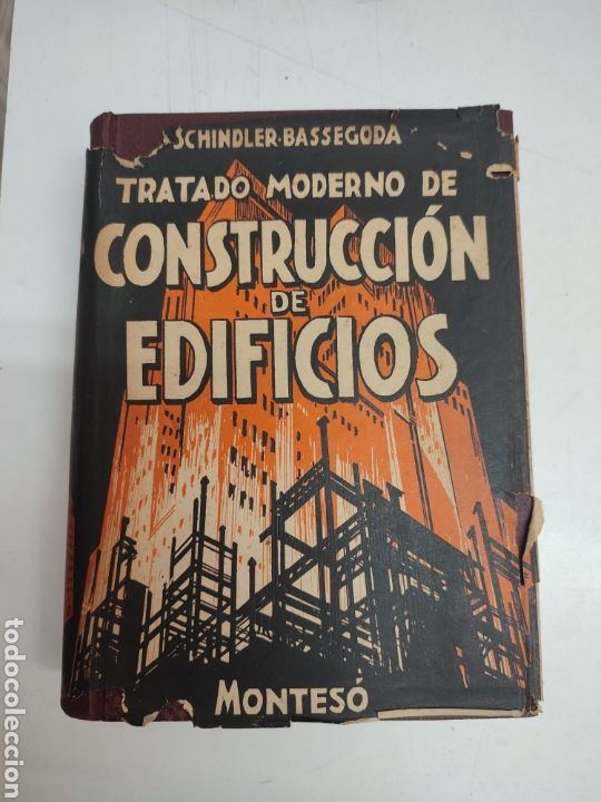 Libros de segunda mano: Tratado moderno de construcci&oacute;n de edificios Schindler 1946 - Foto 1