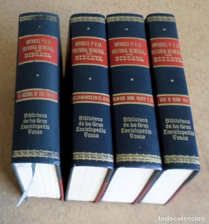 Libros de segunda mano: 4 libros - Ap&eacute;ndices historia general de Bizcaya - Foto 1