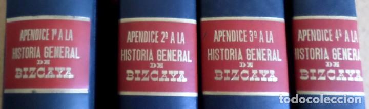 Libros de segunda mano: 4 libros - Ap&eacute;ndices historia general de Bizcaya - Foto 2